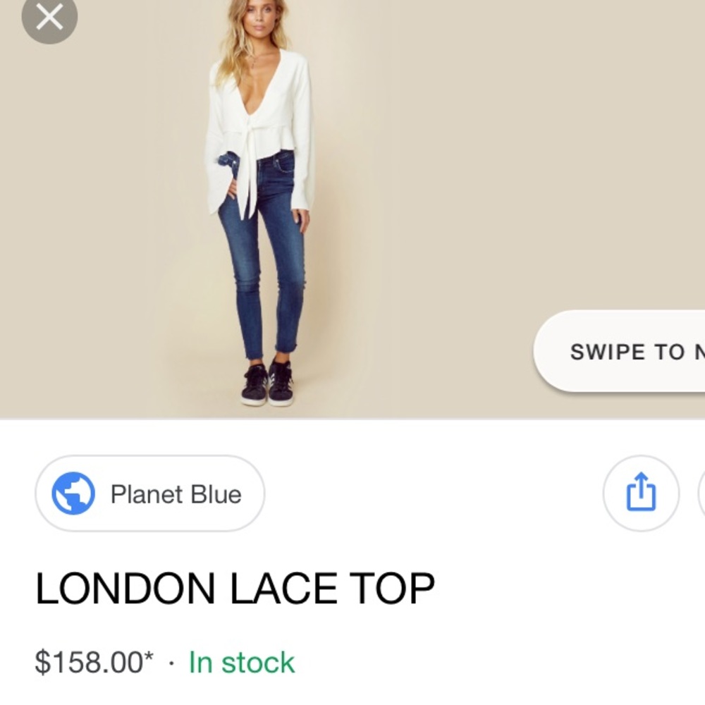 flynn skye london lace top - Picture 4 of 4